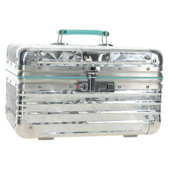 TIFFANY&Co. Rimowa Collaboration Jewelry Box metal Silver tone Auth 184639SM