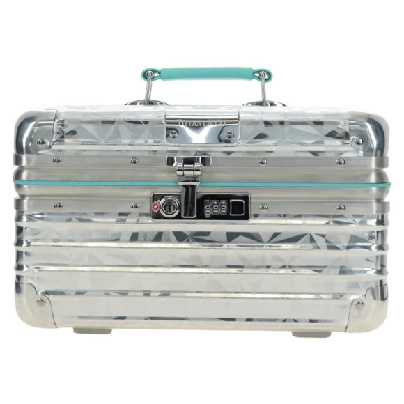 TIFFANY&Co. Rimowa Collaboration Jewelry Box metal Silver tone Auth 184639SM
