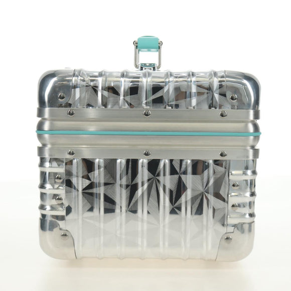 TIFFANY&Co. Rimowa Collaboration Jewelry Box metal Silver tone Auth 184639SM