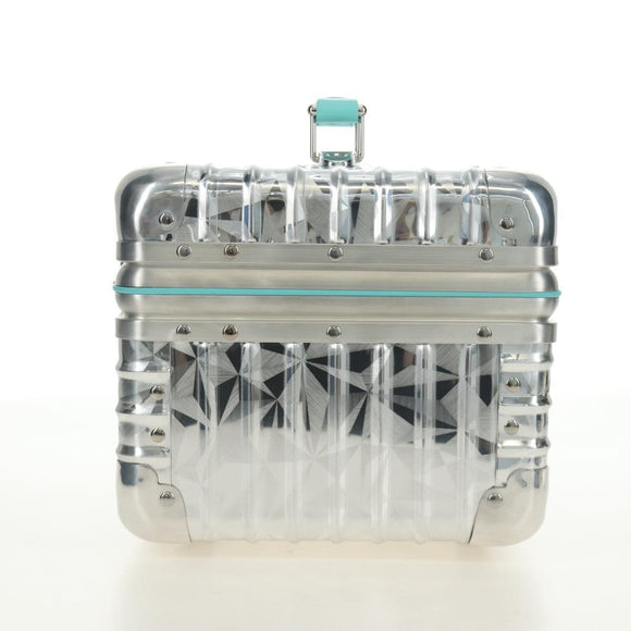 TIFFANY&Co. Rimowa Collaboration Jewelry Box metal Silver tone Auth 184639SM