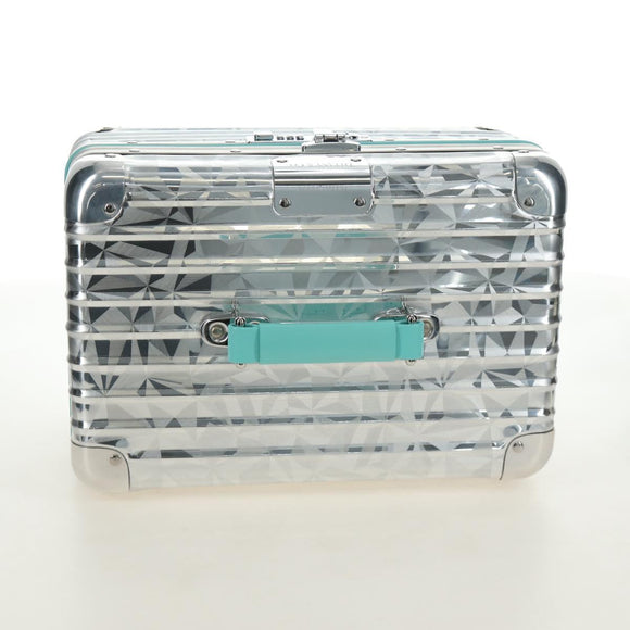 TIFFANY&Co. Rimowa Collaboration Jewelry Box metal Silver tone Auth 184639SM