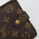 LOUIS VUITTON Monogram Compact Zip Wallet M61667 LV Auth 184642A-12