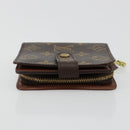 LOUIS VUITTON Monogram Compact Zip Wallet M61667 LV Auth 184642A-4
