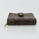 LOUIS VUITTON Monogram Compact Zip Wallet M61667 LV Auth 184642A-5