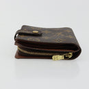 LOUIS VUITTON Monogram Compact Zip Wallet M61667 LV Auth 184642A-6