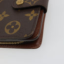 LOUIS VUITTON Monogram Compact Zip Wallet M61667 LV Auth 184642A-8