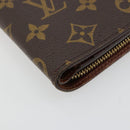 LOUIS VUITTON Monogram Compact Zip Wallet M61667 LV Auth 184642A-9