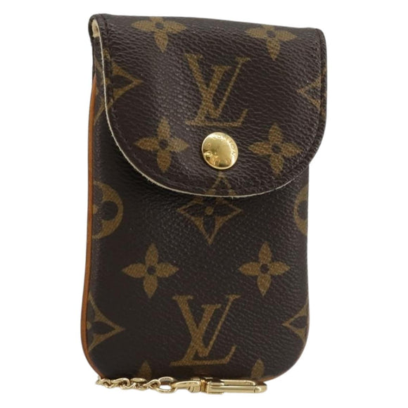 LOUIS VUITTON Monogram Etui Telephonne MM Cell Phone Case M66546 LV Auth 184644A