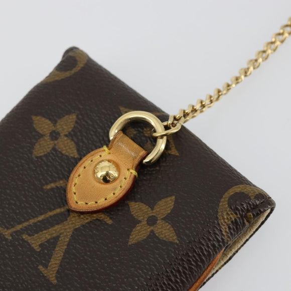 LOUIS VUITTON Monogram Etui Telephonne MM Cell Phone Case M66546 LV Auth 184644A