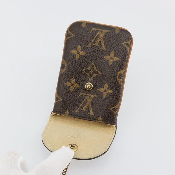 LOUIS VUITTON Monogram Etui Telephonne MM Cell Phone Case M66546 LV Auth 184644A