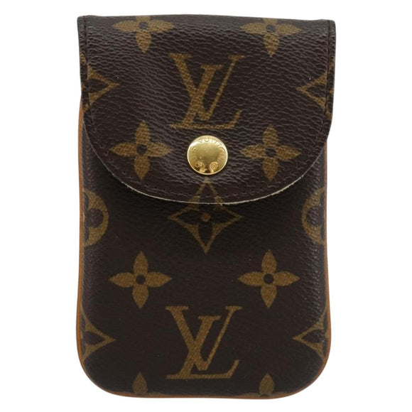 LOUIS VUITTON Monogram Etui Telephonne MM Cell Phone Case M66546 LV Auth 184644A