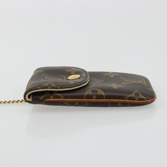 LOUIS VUITTON Monogram Etui Telephonne MM Cell Phone Case M66546 LV Auth 184644A