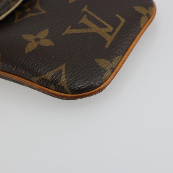 LOUIS VUITTON Monogram Etui Telephonne MM Cell Phone Case M66546 LV Auth 184644A
