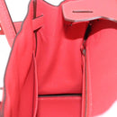 HERMES Birkin 30 Hand Bag Taurillon Leather Red Silver Auth 184651SAM-28