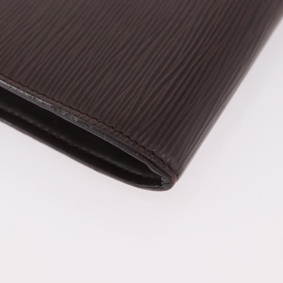 LOUIS VUITTON Epi Pochette Accessoires Pouch Mocha M5294D LV Auth 184652A