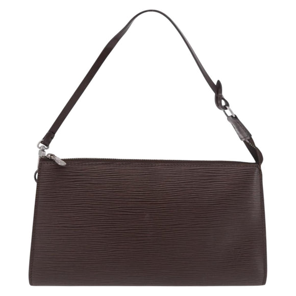 LOUIS VUITTON Epi Pochette Accessoires Pouch Mocha M5294D LV Auth 184652A
