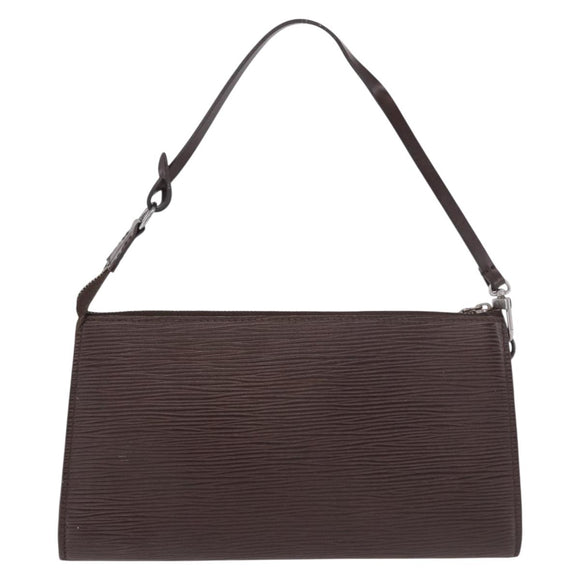 LOUIS VUITTON Epi Pochette Accessoires Pouch Mocha M5294D LV Auth 184652A