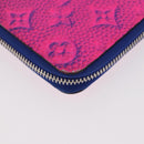 LOUIS VUITTON Taurillon Illusion Zippy Wallet Vertical M81243 LV Auth 184653M-16