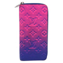 LOUIS VUITTON Taurillon Illusion Zippy Wallet Vertical M81243 LV Auth 184653M-2