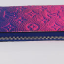 LOUIS VUITTON Taurillon Illusion Zippy Wallet Vertical M81243 LV Auth 184653M-5