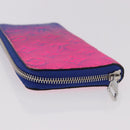 LOUIS VUITTON Taurillon Illusion Zippy Wallet Vertical M81243 LV Auth 184653M-8