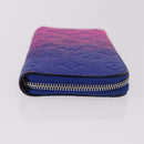 LOUIS VUITTON Taurillon Illusion Zippy Wallet Vertical M81243 LV Auth 184653M-9