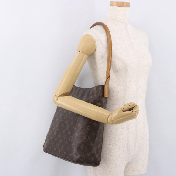 LOUIS VUITTON Monogram Looping GM Shoulder Bag M51145 LV Auth 184660
