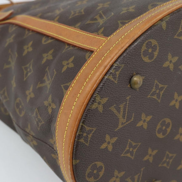 LOUIS VUITTON Monogram Bucket GM Shoulder Bag M42236 LV Auth 184662