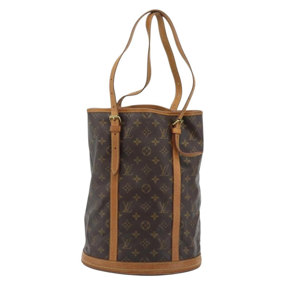 LOUIS VUITTON Monogram Bucket GM Shoulder Bag M42236 LV Auth 184662