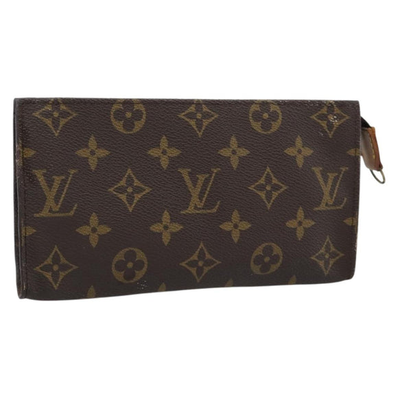 LOUIS VUITTON Monogram Bucket GM Accessory Pouch LV Auth 184663