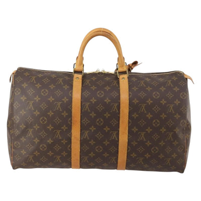 LOUIS VUITTON Monogram Keepall 50 Boston Bag M41426 LV Auth 184666A - 0