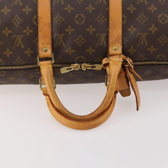 LOUIS VUITTON Monogram Keepall 50 Boston Bag M41426 LV Auth 184666A