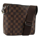 LOUIS VUITTON Damier Ebene Olaf PM Shoulder Bag N41442 LV Auth 184668-1