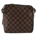LOUIS VUITTON Damier Ebene Olaf PM Shoulder Bag N41442 LV Auth 184668-2