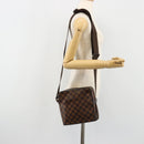 LOUIS VUITTON Damier Ebene Olaf PM Shoulder Bag N41442 LV Auth 184668-23