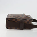 LOUIS VUITTON Damier Ebene Olaf PM Shoulder Bag N41442 LV Auth 184668-4