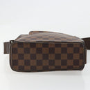 LOUIS VUITTON Damier Ebene Olaf PM Shoulder Bag N41442 LV Auth 184668-9
