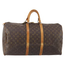 LOUIS VUITTON Monogram Keepall 50 Boston Bag M41426 LV Auth 184669-1
