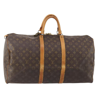LOUIS VUITTON Monogram Keepall 50 Boston Bag M41426 LV Auth 184669