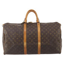 LOUIS VUITTON Monogram Keepall 50 Boston Bag M41426 LV Auth 184669-13