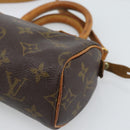 LOUIS VUITTON Monogram Mini Speedy Hand Bag M41534 LV Auth 184671-15