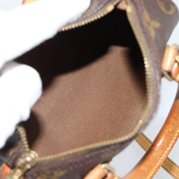 LOUIS VUITTON Monogram Mini Speedy Hand Bag M41534 LV Auth 184671