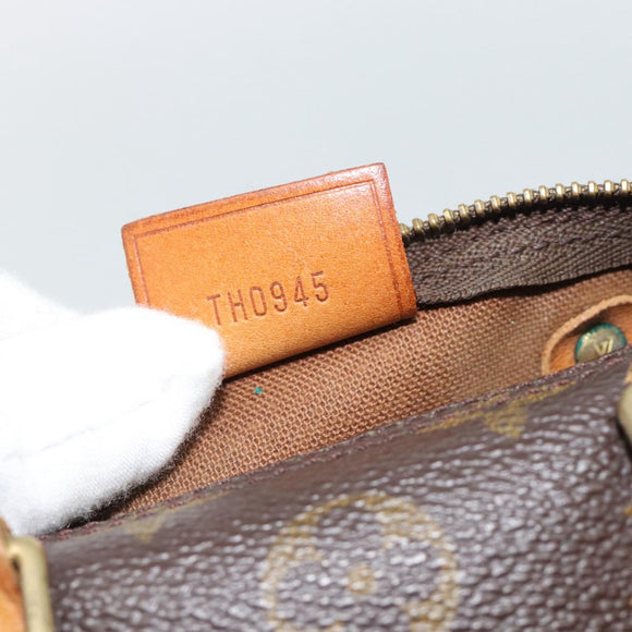 LOUIS VUITTON Monogram Mini Speedy Hand Bag M41534 LV Auth 184671