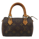 LOUIS VUITTON Monogram Mini Speedy Hand Bag M41534 LV Auth 184671-13
