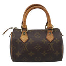 LOUIS VUITTON Monogram Mini Speedy Hand Bag M41534 LV Auth 184671-2