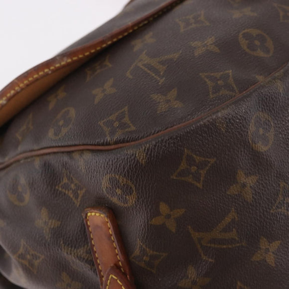LOUIS VUITTON Monogram Saumur 35 Shoulder Bag M42254 LV Auth 184676