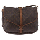 LOUIS VUITTON Monogram Saumur 35 Shoulder Bag M42254 LV Auth 184676-13