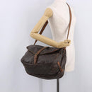 LOUIS VUITTON Monogram Saumur 35 Shoulder Bag M42254 LV Auth 184676-31