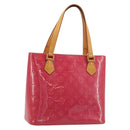 LOUIS VUITTON Monogram Vernis Houston Hand Bag Fran Boise M9132F LV Auth 184678V-1