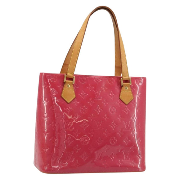 LOUIS VUITTON Monogram Vernis Houston Hand Bag Fran Boise M9132F LV Auth 184678V